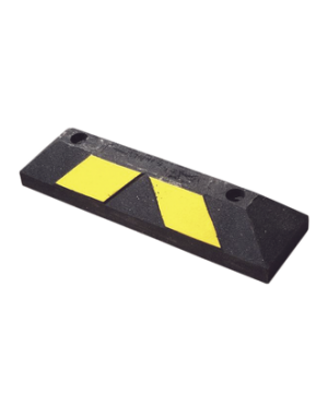 Tope de Estacionamiento Home Park It 56 cm color Negro-Amarilo