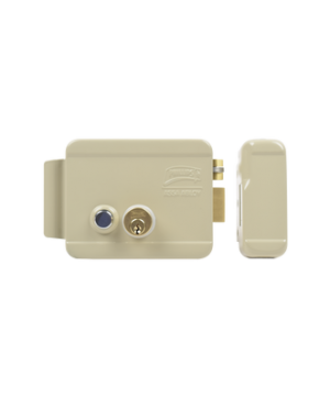 Cerradura Eléctrica / Incluye Llave / Derecha/ Con Botón integrado /Exterior