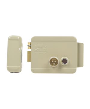 Cerradura Eléctrica / Incluye Llave /Con Botón integrado / Izquierda / Exterior