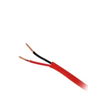 Bobina de 152 metros de alambre,18 AWG, 2 conductores, tipo FPL, de color rojo para aplicaciones en sistemas de detección de incendio y sistemas de evacuación.