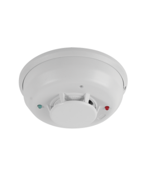 Detector Fotoeléctrico de Humo de 4 Hilos con Sensor de Temperatura Aislado, Sirena Interconstruida y Relevador, Serie i3