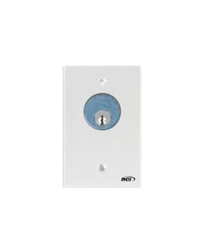 Interruptor con llave de acción mantenida en tamaño estándar