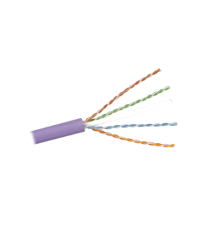Bobina de Cable U/UTP de 4 pares, Z-MAX, Cat6A, Soporte de Aplicaciones 10GBase-T, LS0H, Color Violeta, 305m