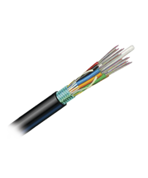 Cable de Fibra Óptica 12 hilos, OSP (Planta Externa), Armada, Gel, HDPE (Polietileno de alta densidad), Multimodo OM4 50/125 Optimizada, 1 Metro