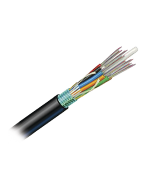 Cable de Fibra Óptica de 12 hilos, OSP (Planta Externa), Armada, Gel, HDPE (Polietileno de alta densidad), Monomodo OS2, 1 Metro