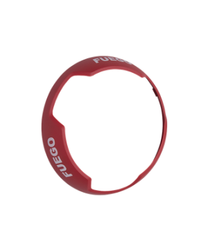 Bisel para Sirenas, Estrobos y Sirenas/Estrobos de Montaje en Techo, Color Rojo y Texto en Español