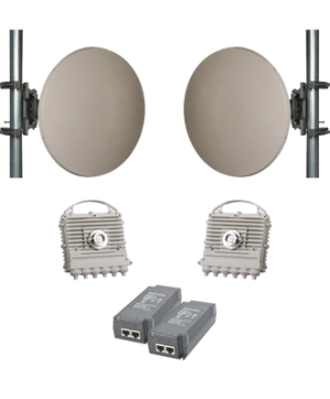 Enlace completo EH-2500-FX con antenas de 2 pies. 1 Gbps Full Duplex (Actualizable a 2 Gbps)