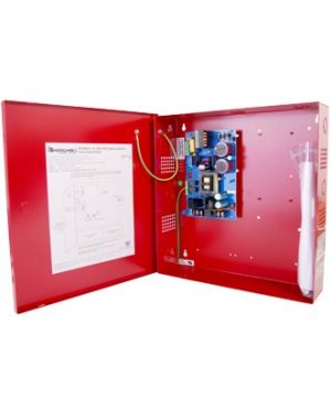 Fuente de poder de 12 / 24 vcd 6A Gabinete color rojo