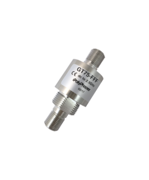 Protector Coaxial de DC a 2.5 GHz a 75 Ohms con Conectores F Hembra en Ambos Lados