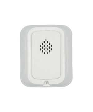 Sirena para Montaje en Pared, 12 a 24 Vcd, Color Blanco, Nuevo Diseño Moderno y Elegante y Menor Consumo de Corriente