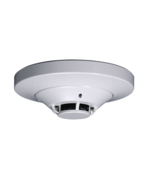 Detector Multicriterio Humo/Temperatura con ajuste de sensibilidad autónomo.