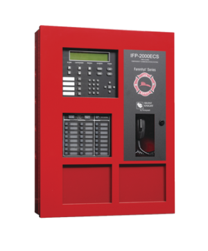 Panel de detección de incendio con capacidad de integración en red y sistema de evacuación por voz