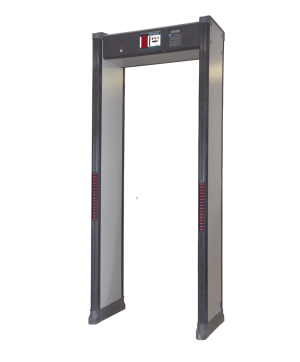 Arco Detector de Metales de 6 Zonas con Base para Fijarse al Piso.