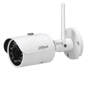 DAHUA IPCHFW1320SW28- CAMARA IP BULLET 3 MEGAPIXELES WIFI/ LENTE 2.8MM/ ANGULO DE VISION 100 GRADOS/ LUZ IR 30 METROS/ HLC/ IP67/ ONVIF/ RANURA SD