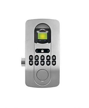 Chapa Cromada con Lector de Huella y Teclado.