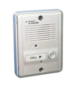 Frente de calle metálico para audio porteros