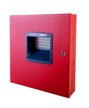 Sistema convencional de detección de incendio de 4 zonas