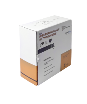 Bobina de cable de 305 metros de cable Cat6 de alto desempeño, super flexible, UL, Cobre, para aplicaciones de CCTV y redes de datos