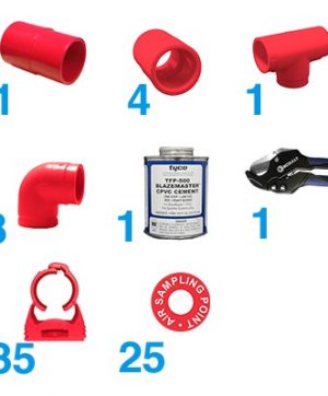 Kit de tubería para detector de humo por aspiración ASD720