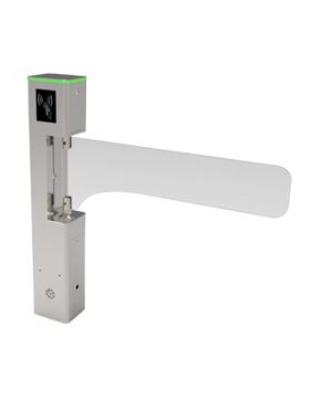 Torniquete Tipo Bandera / Fabricado en Acero / Hoja de Cristal Templado / Acabado de Lujo / Iluminación LEDs / Base para Lectora