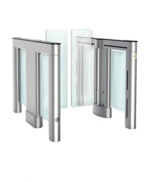 Torniquete Óptico Bidireccional Serie Supervisor 5000 / El Más Estético y Delgado del Mercado / Hojas de Cristal de 35".