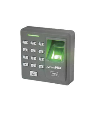 Lector de huella y proximidad con teclado autónomo, 500 huellas/500 tarjetas/8 passwords