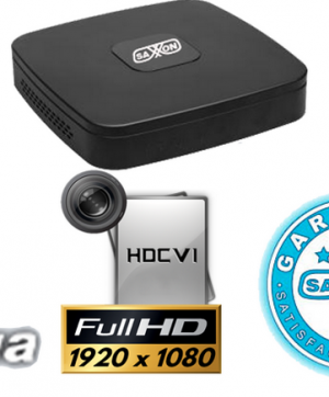 SAXXON PRO SAX1084S3 - DVR TRIHIBRIDO 4 CANALES 1080P/ HDCVI/ ANALOGICO/ IP/ 1 CANAL IP EXTRA/ P2P / HDMI/ VGA