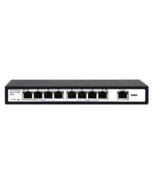 Switch PoE / 250 Metros PoE LARGA DISTANCIA / 8 puertos 802.3af/at ( 30 W ) 10/100Mbps + 1 puerto Uplink