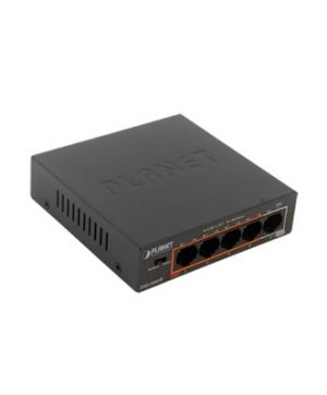 Switch PoE+ 802.3af/at distancia 250 m 4 puertos + 1 puerto 10/100 de Uplink