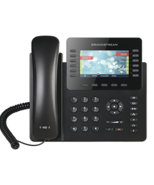 Teléfono IP empresarial de 12 Líneas con 5 teclas de función y conferencia de 4 vías, PoE