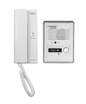 Kit de audio portero con un auricular (expandible hasta 3 auriculares)