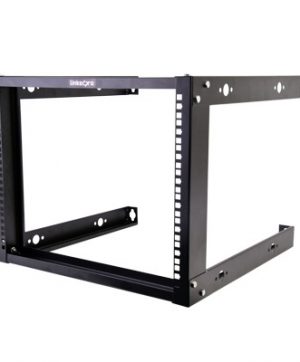 Rack Abierto de 19" para Montaje en Pared de 8 Unidades.