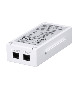 DAHUA PFT1200- INYECTOR POE GIGABIT/ 802.3AF/ AT/ HIPOE/ INDICADOR DE CORRIENTE/ INDICADOR POE