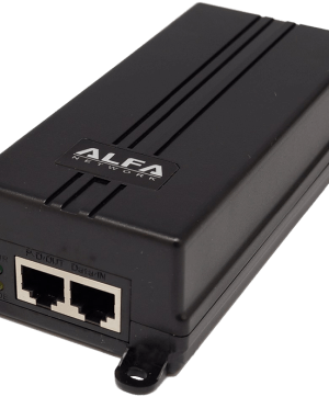 ALFA PSE1000GU- INYECTOR POE/ 1 PUERTO GIGABIT/ESTANDAR 802.3AF/AT/ 30W TOTALES