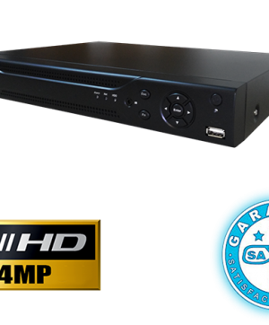 SAXXON PRO SAX0408MH- DVR 8 CANALES TRIHIBRIDO 4 MEGAPIXELES/ HDCVI / ANALOGO/ +4 IP/ AUDIO IN/OUT/ ONVIF 2.4.1/ P2P