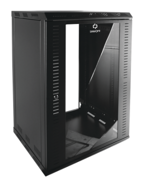Gabinete para Montaje en Pared Cuerpo Fijo con Rack 19" de 24 Unidades
