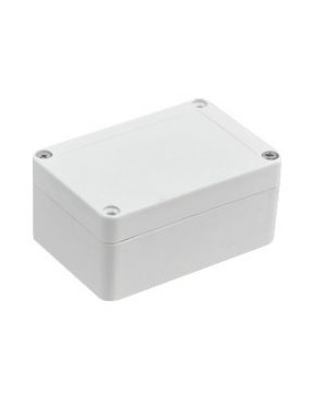 Gabinete Plástico para Exterior (IP65) de 100 x 68 x 50 mm Cierre por Tornillos.